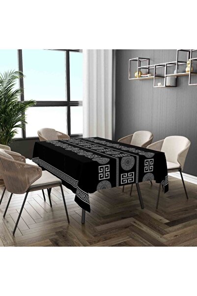 Willuxe Table Cloth Oilcloth Washable Wipeable Stain Resistant Fabric Look Hy...