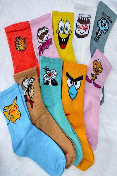 SOYTEMİZ Pachet de 6 șosete pentru colegiu unisex