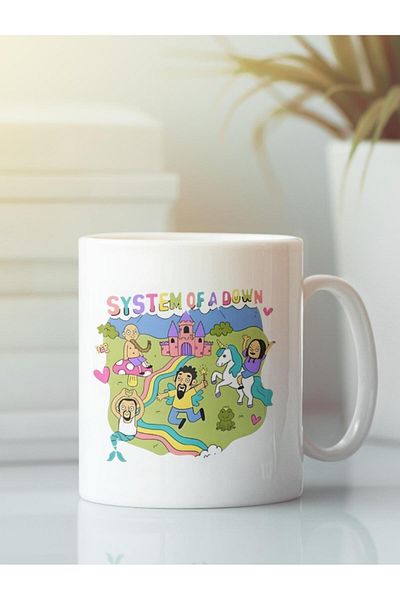 Touz Moda Systeam Of A Down كوب مطبوع