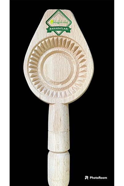 Hacıoğlu baharat Hatay Yöresel Ahşap Tahta Pasta Kömbe Kerebiç Kalıbı 005