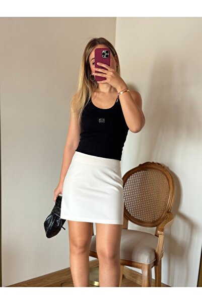 Genel Markalar Ekru mini etek