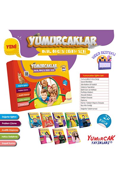 Yumurcak Yayınları Yumurcaklar Okul Öncesi Eğitim Seti