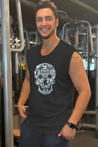 BLUU Sleeveless Sports T-Shirt Tank Top Sports Athlete Fitness Tank Top