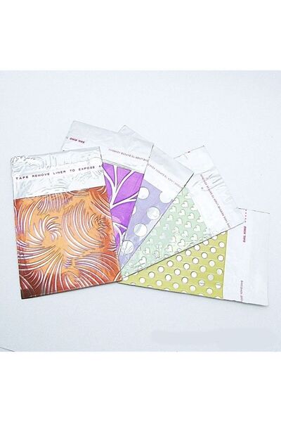 san Basepack Metalize Hediye Poşeti Paketi 100 Adet 11x12cm / 100 Adet 7x9cm