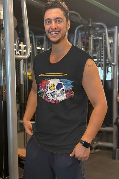 BLUU Fitness-Tanktop - Ärmelloses Sport-T-Shirt und Tanktop
