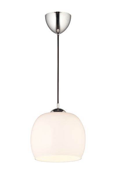 NisaLuce Nisa Luce Basement - White Glass Single Pendant Lamp Blown