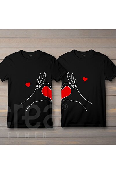 Crea Eymer Wear Ziua Îndrăgostiților Combinație de cuplu Jumătate de inimă im...