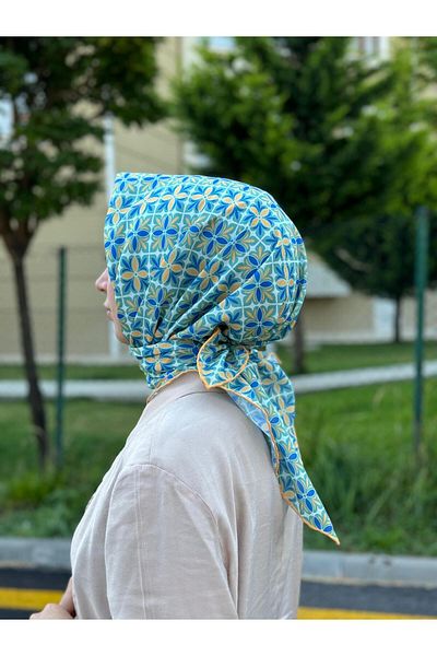 MONOOR Μαλακό βαμβακερό κασκόλ με αστεράκι