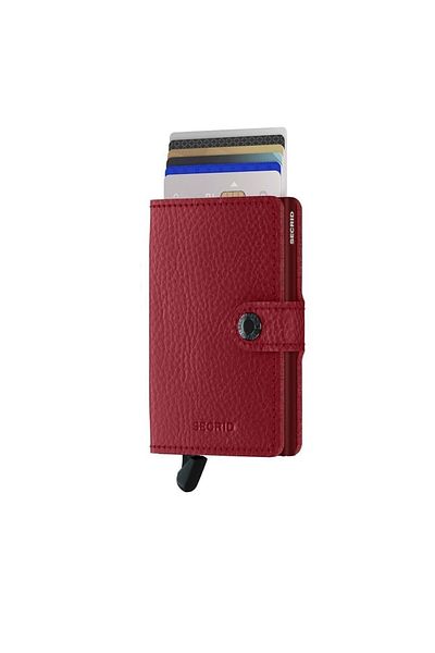 Secrid Premium Miniwallet Dusk Bordeaux – %100 Deri Cüzdan