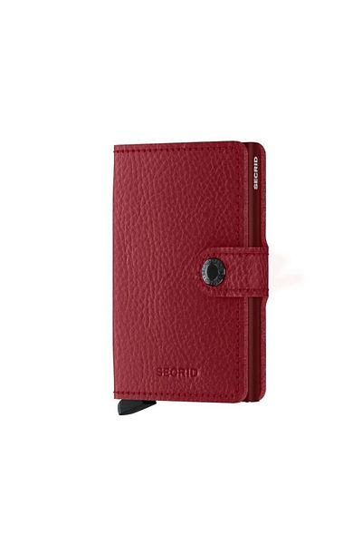 Secrid Miniwallet Veg Tanned Rosso Bordeaux, N/a - 100% Original European Leather Wallet