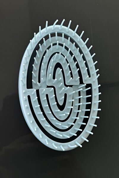 TAKIŞTIR Φορητή βούρτσα/χτένα μαλλιών σε τιρκουάζ χρώμα