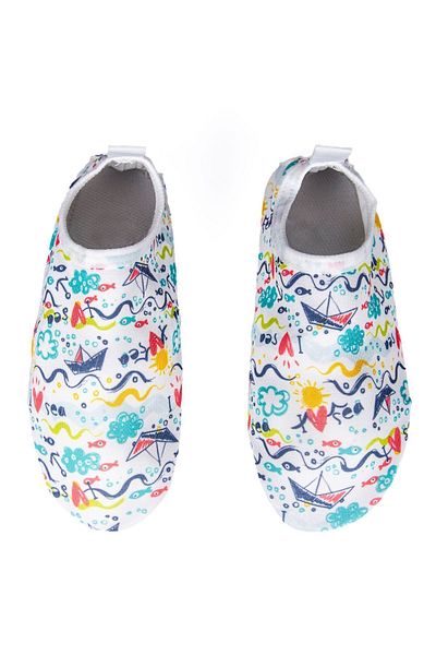 Sornon Comfortable Comfortable - Patterned, Durable Children's Sea and Pool Shoes, Non-Slip Sole Rubberized