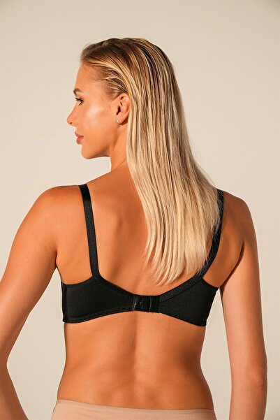 Doğan Gathering Lace Black Bra