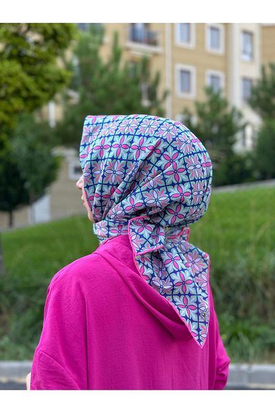 MONOOR Μαλακό βαμβακερό κασκόλ με αστεράκι