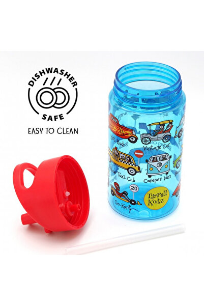Tyrrell Katz Flask with Straw 400ml // Cars