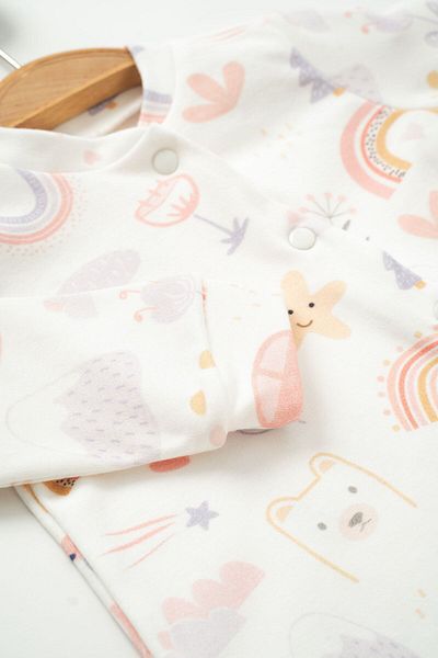 NEU KIDS Baby Girl Cute Printed Sleeping Bag with Hat 2 Pieces 0-3,0-6 Months
