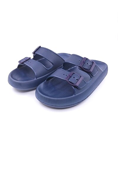 Apella Унісекс Водостійкі капці з подвійною застібкою Eva, синього кольору