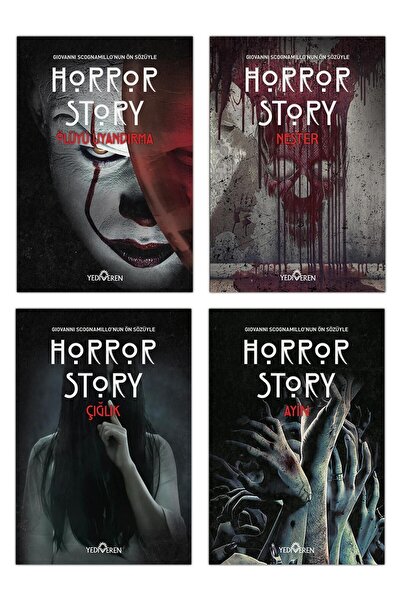 Yediveren Yayınları Horror Story 4 kitap Set