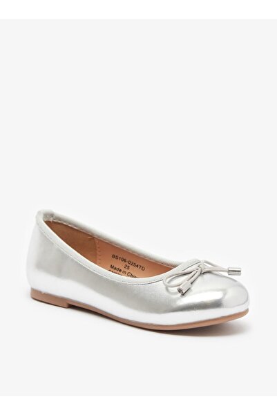 Juniors Round Toe Ballerina Shoes with Cushioning