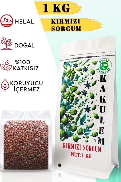Kakulem SERTİFİKALI Kırmızı Sorgum Dal Darı 1 KG
