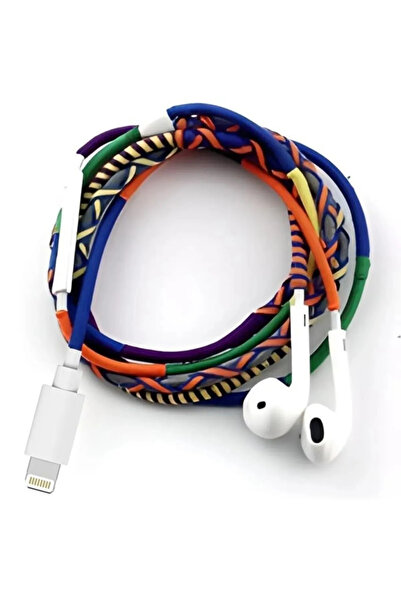 rangmobil Örgülü Kulaklık Ios 7/8/7p/8p//xr/xsmax/11/12/13/se/ Uyumlu Bluetoot Eşleşmeyle Çalışır