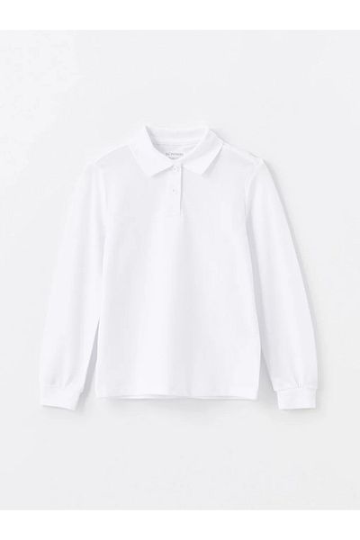 LC Waikiki LCW Kids Buxe - Σετ μπλουζάκι με λαιμόκοψη για κορίτσια με λαιμόκοψη 2 τεμαχίων