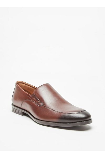 Duchini Mens Solid Slip-On Loafers