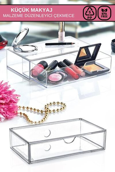 Poomy وحدة تنظيم المكياج الصغيرة منظم فرش مستحضرات التجميل /cn1503