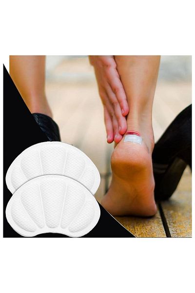 AiryFooT White Self-adhesive Heel Knock Blocking Pad Slip