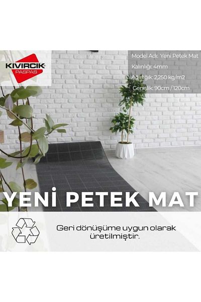 Blue Home Bathroom Shower Pool - New Honeycomb Mat Non-Slip PVC Mat / Gray Width: 90cm