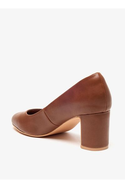 Celeste Women's Solid Slip-On Shoes with Block Heels