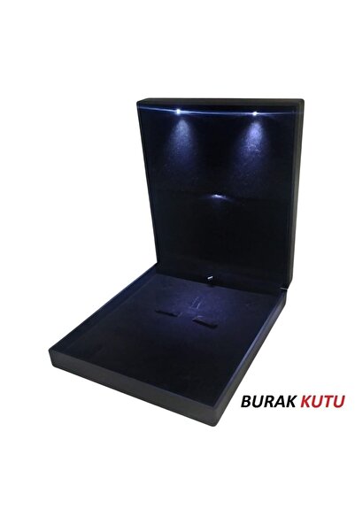 Genel Markalar LED'li Büyük set kutusu siyah 19x22 cm