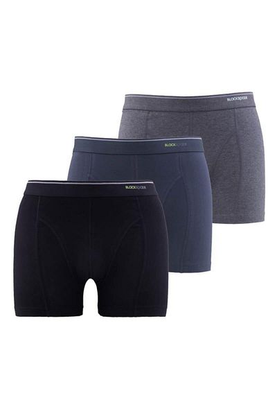 Blackspade 9673 Ανδρικά Boxers 3 Pack Tender Cotton - Μαύρο - L