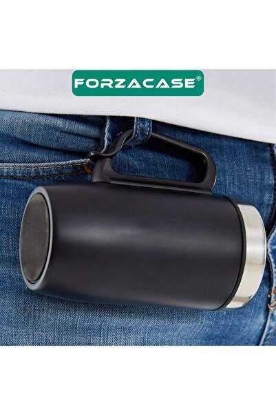 Forzacase Paslanmaz Çelik 200ml 6 Saat Sıcak Soğuk Tutan Kulplu Bardak Termos - FC264