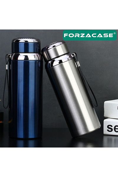 Forzacase Stainless Steel 1 Liter 8 Hours Hot Cold Tea Coffee Water Thermos - Fc434