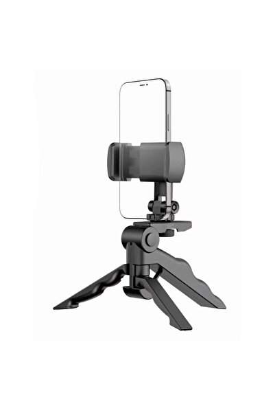 Forzacase 3 Ayak Mini Kamera Tripodu +  Uyumlu   Döner Başlık Telefon Tutucu ...