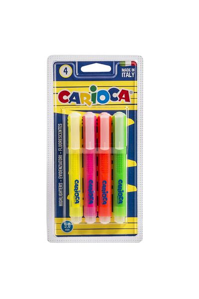CARIOCA 4 Colors Highlighter Marking Pen - 42867