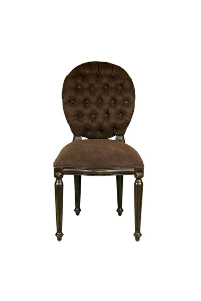 Hanel Mobilya Kapitoneli Madalyon Yemek Masasi Sandalyesi