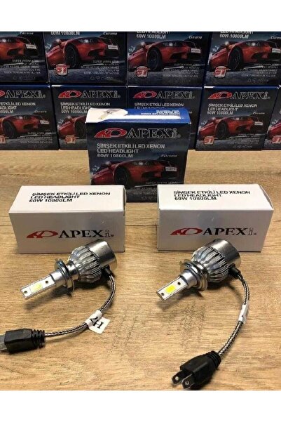 YSH TUNING Apexi Tofaş H4 Beyaz Led Xenon Kısa-uzun Ampulu Güçlü Işık Şimşek ...