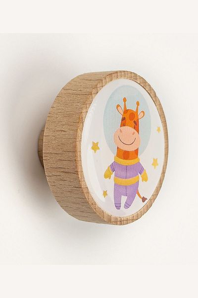 Kulpingo Ξύλινη λαβή Astronaut Giraffe