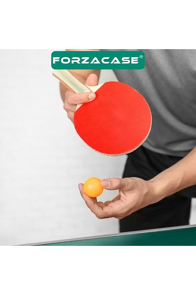 Forzacase Table Tennis Racket Set with 2 Rackets and 3 Balls - FC647