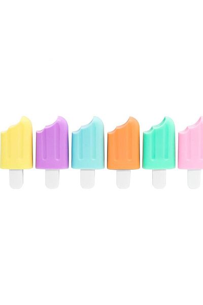 Forzacase Colorful Highlighter Ice Cream Pen (6 Pieces) - FC394