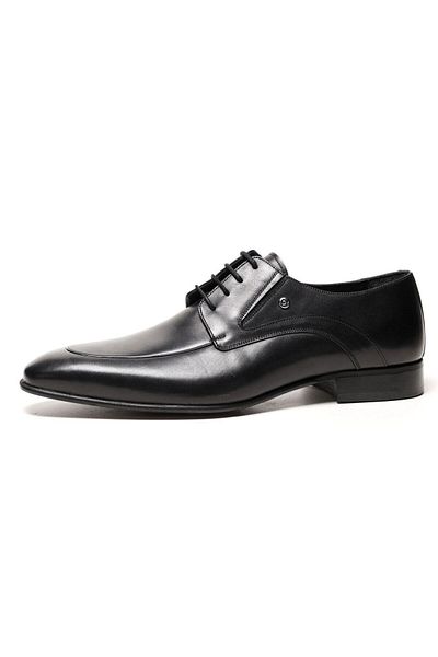 Pierre Cardin 120560 Ανδρικά παπούτσια με μαύρα κορδόνια Neolite σόλα