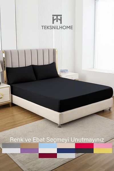 TeksNil Home RANFORCE قطن مفرد/مزدوج مرن كارساف - 14 لونًا، مناسب