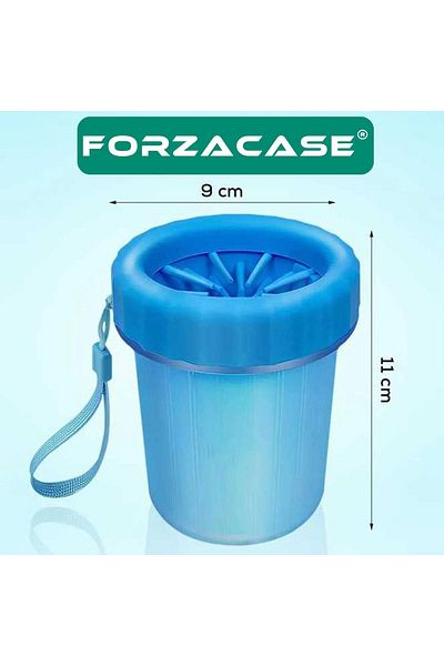 Forzacase Cat-Dog Paw Cleaning Apparatus with Carrying Strap - Fc035