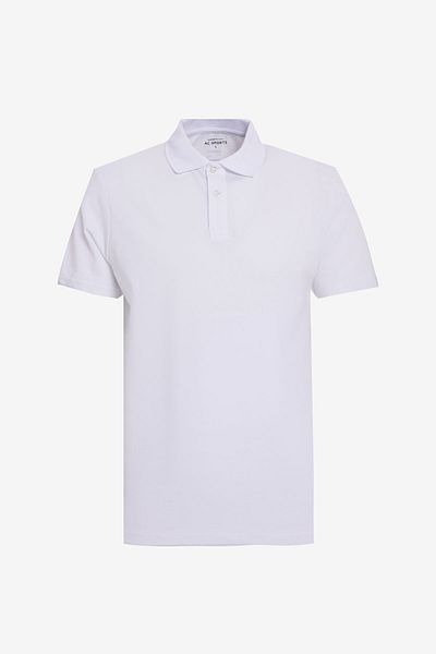 AC Sports Set de 2 tricouri slim din bumbac cu gât polo