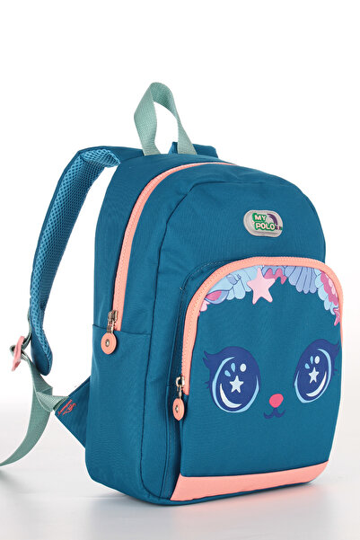 By Hakan My Polo 2030 - حقيبة مدرسية للأطفال باللون الأزرق بتصميم وحيد القرن ...
