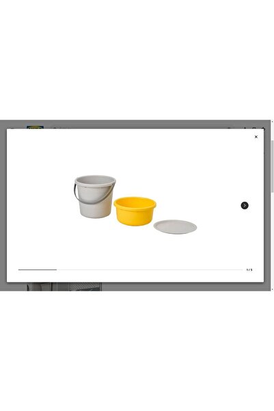 IKEA Pepprıg Kapaklı Kova Seti