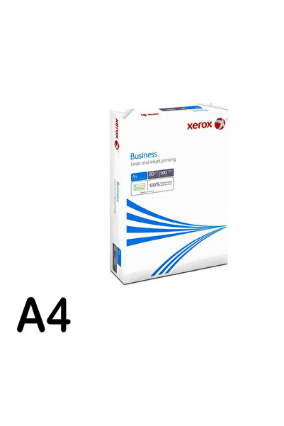 Xerox ورق نسخ أبيض للأعمال بحجم 80 جرامًا مقاس A4 - 4 عبوات (2000 ورقة)