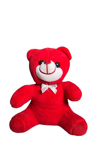 Moontoys 25 cm Red Plush Teddy Bear - Gift